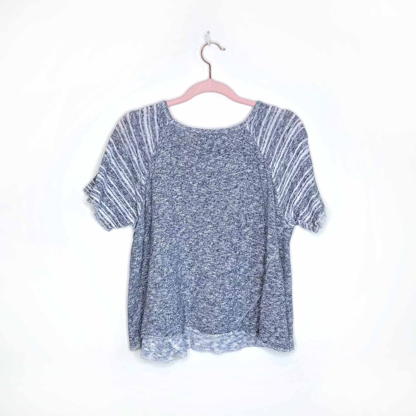 c&c california grey raglan sweatshirt tee - size small