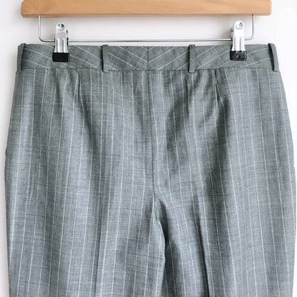 nwt celine high-rise striped wool trouser - size 38