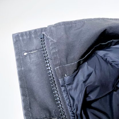 canada goose black short expedition parka - size small