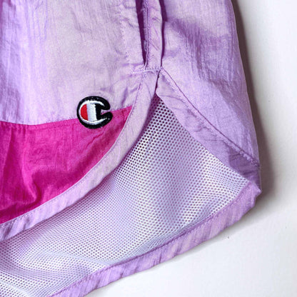 vintage champion gym track shorts - size xs