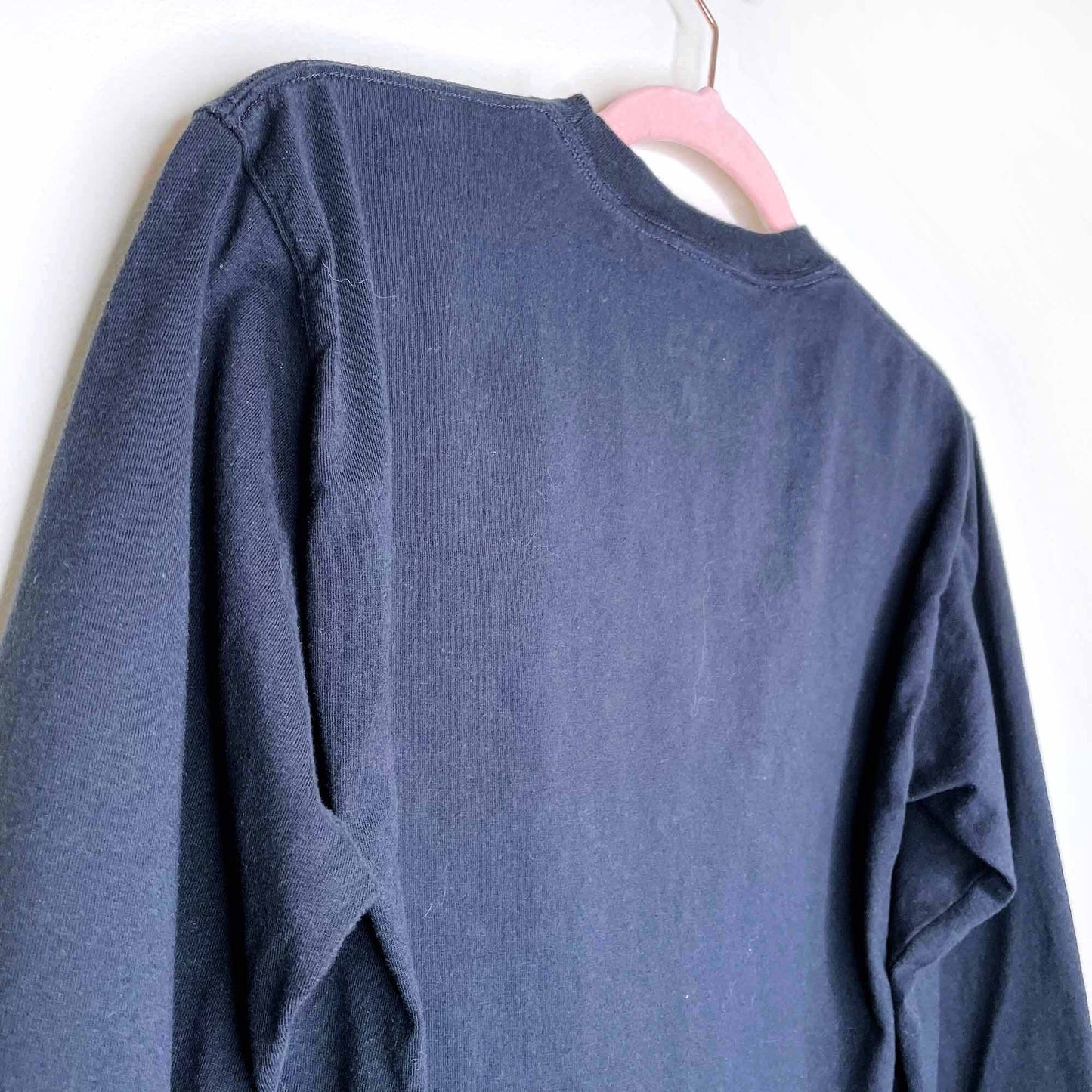 nwot champion long sleeve big logo tee - size small