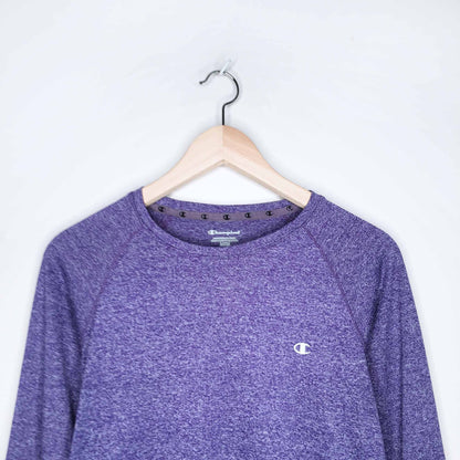 champion dri-fit technical long sleeve shirt - size medium