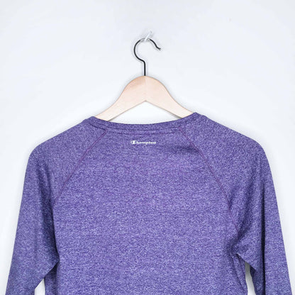 champion dri-fit technical long sleeve shirt - size medium