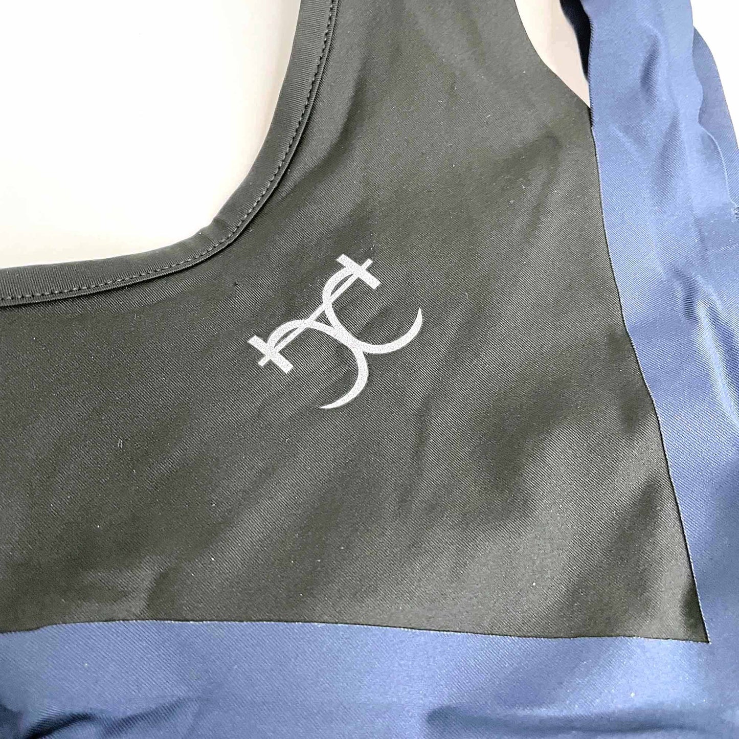 charli cohen laser cut padded sports bra - size small