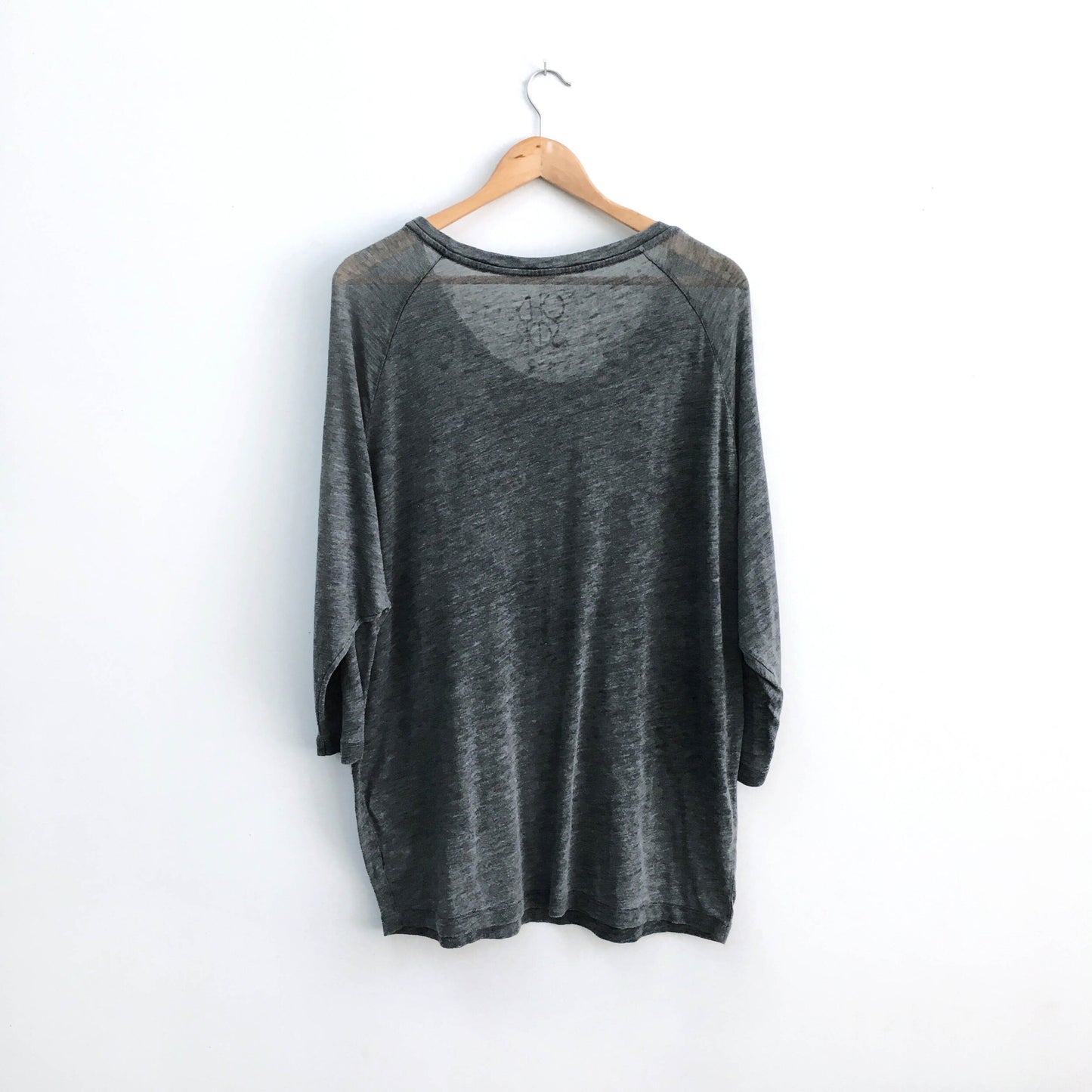 Chaser LA Nirvana Slouchy Burnout Tee - size Large