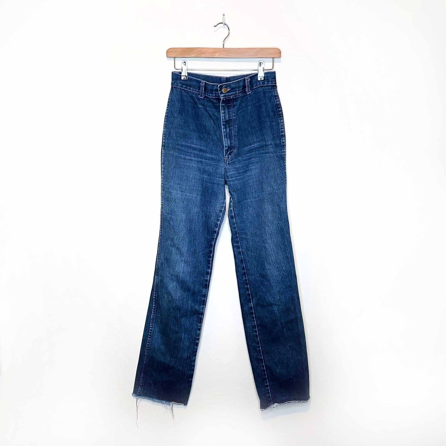 cheeks vintage high rise straight leg jeans - size 25/26