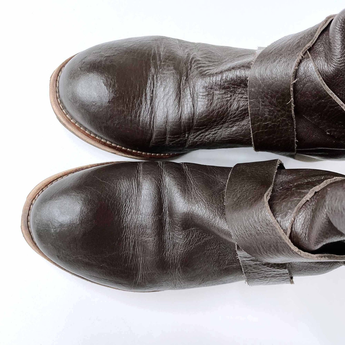 chloe prince paddington knee high leather riding boots - size 37.5