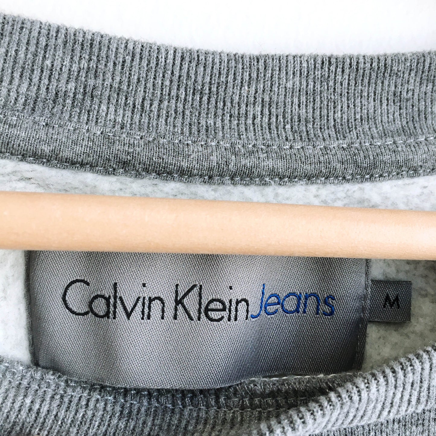 Calvin Klein big logo classic crewneck - size Medium