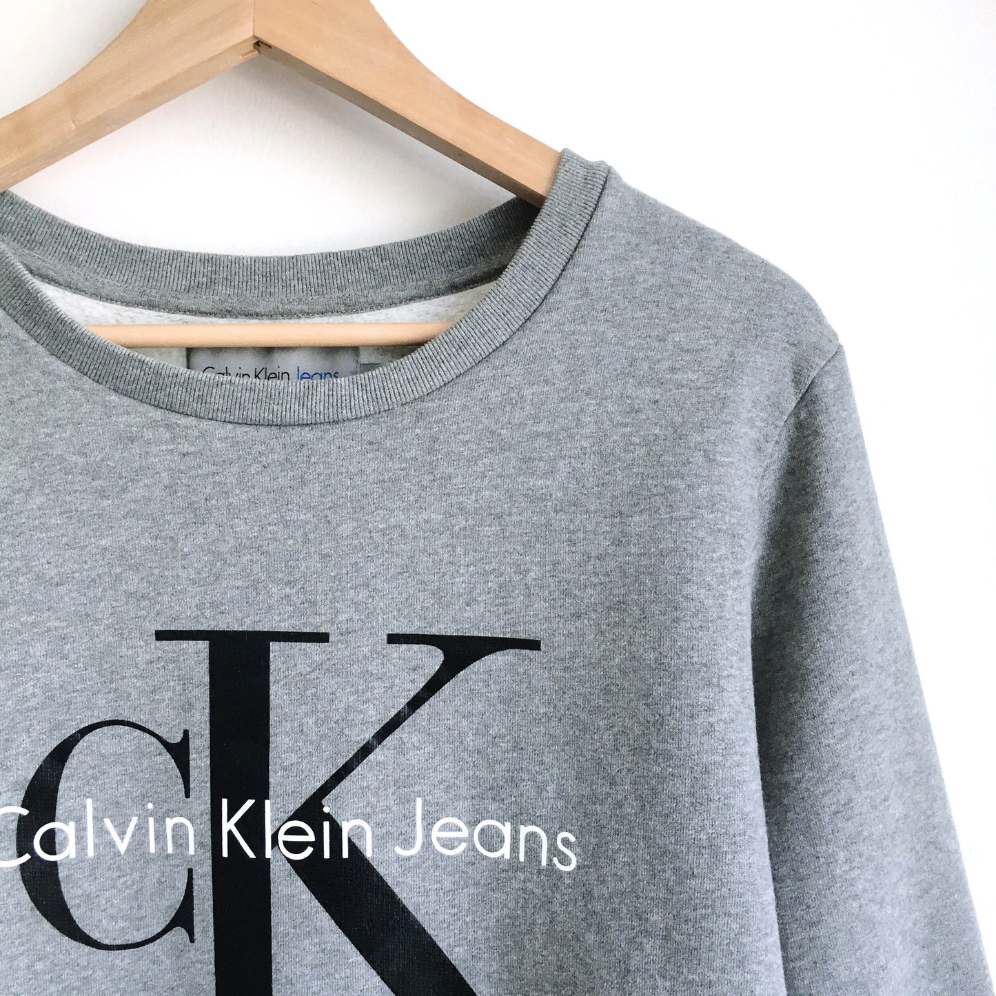 Calvin Klein big logo classic crewneck - size Medium