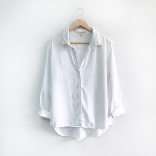 Cloth &amp; Stone White Button up - size Medium