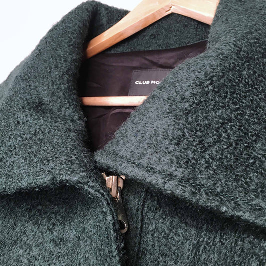 Club Monaco wool-blend boucle jacket - size Medium