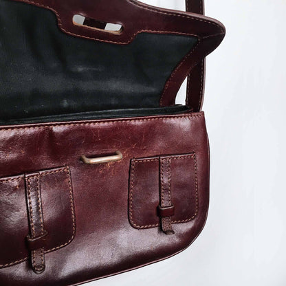 vintage club monaco saddle bag cross body