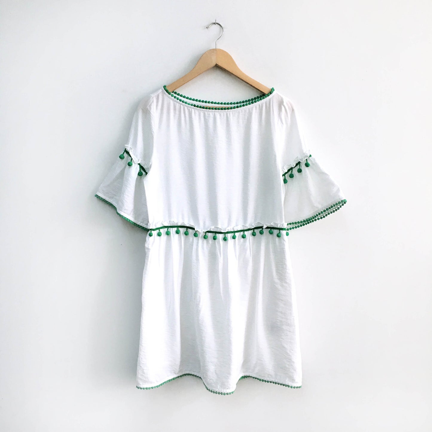 Club Monaco Aoiffe Pom Pom Dress - size xs