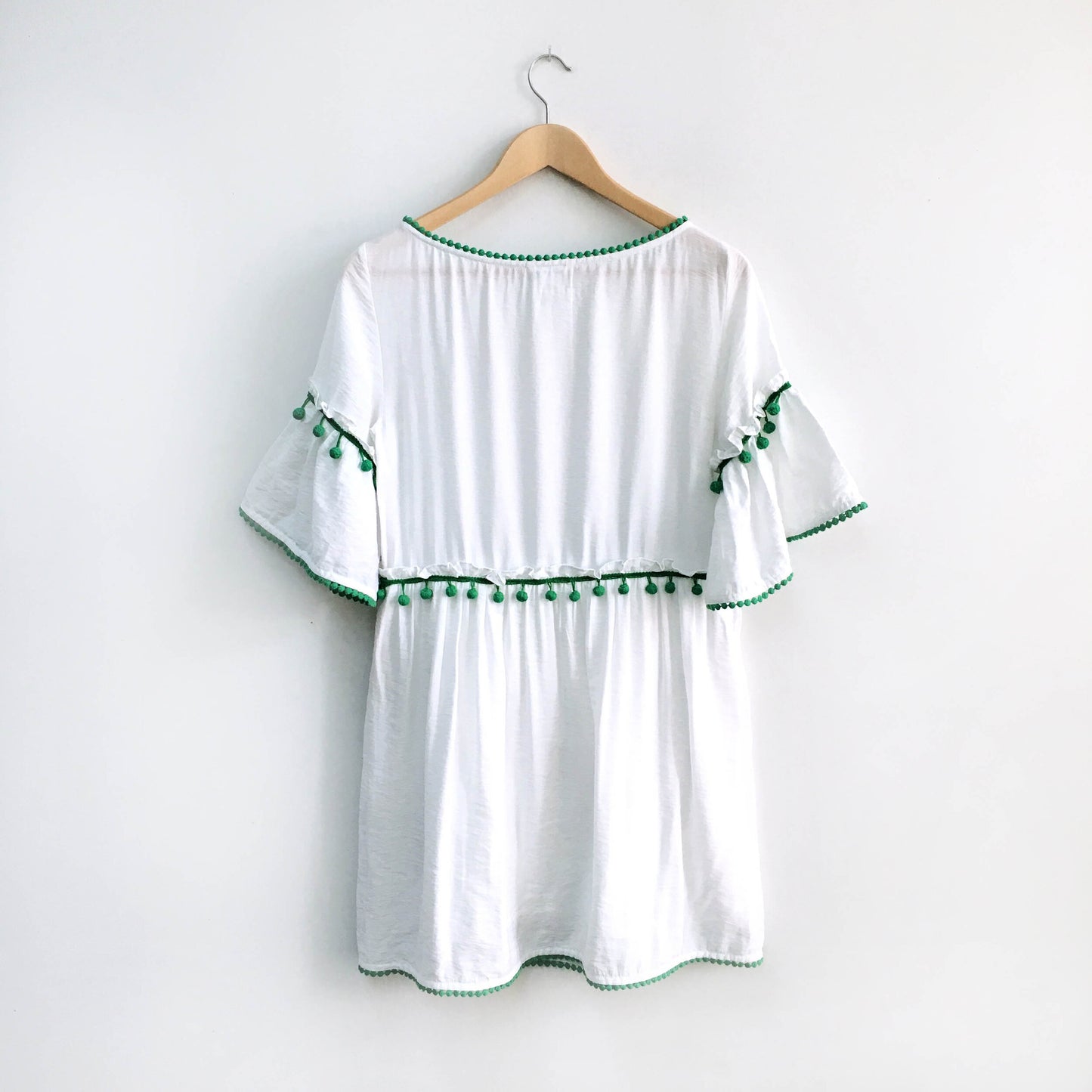 Club Monaco Aoiffe Pom Pom Dress - size xs