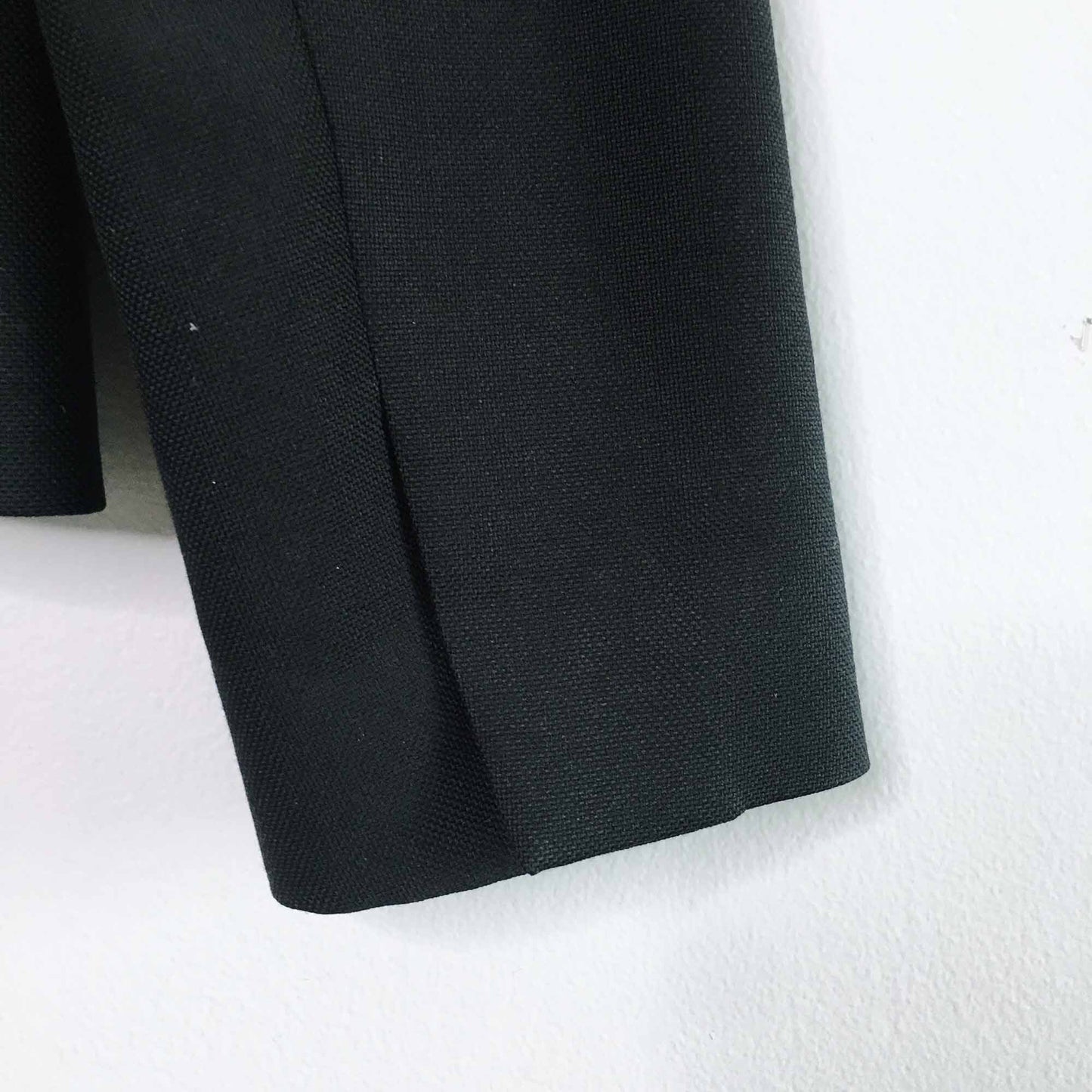 club monaco kaoife leather trim blazer - size 4