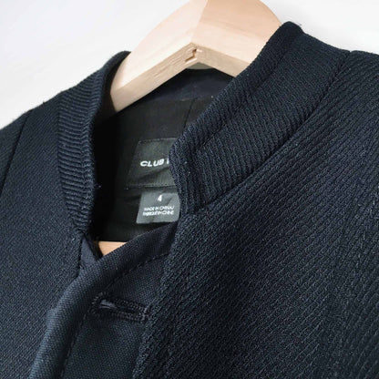 Club Monaco cropped collarless jacket - size 4