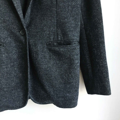 Club Monaco wool blazer with faux leather - size 2