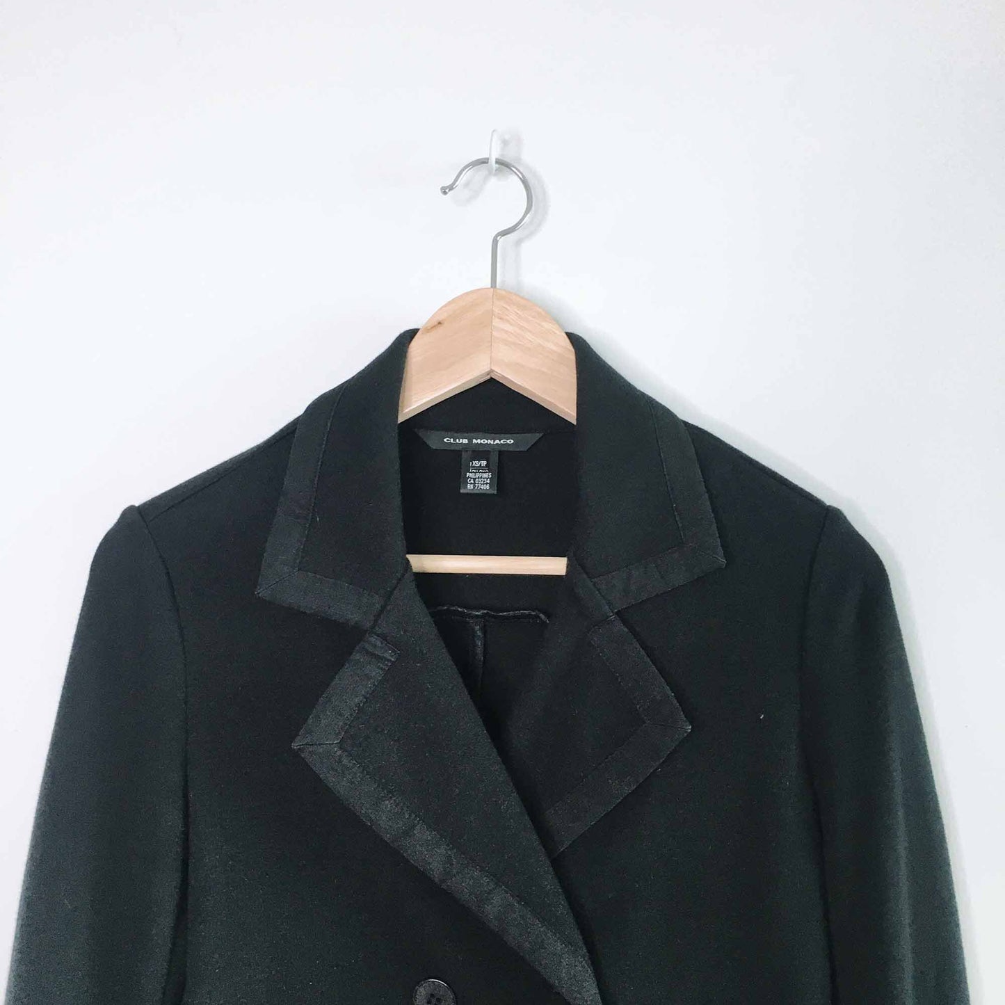 club monaco double breasted crop jacket - size xs