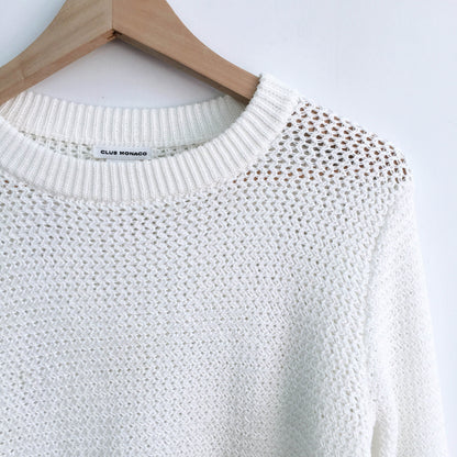 Club Monaco Cropped Sweater - size Small