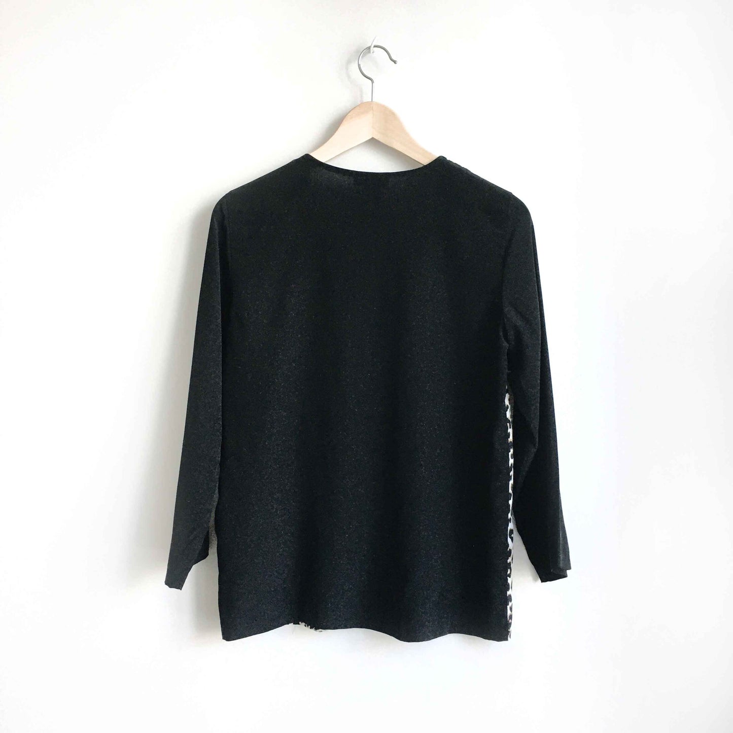 Club Monaco Krista leopard silk top - size xs