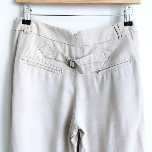 club monaco crepe ankle tapered trouser - size 0