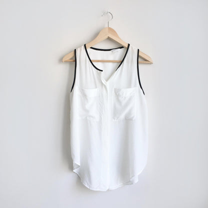 Club Monaco silk pocket tank - size xs