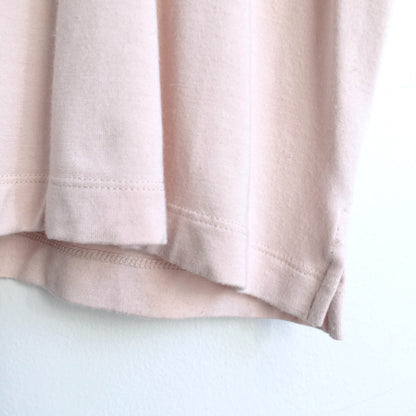 club monaco regan tee with leather sleeve - size medium