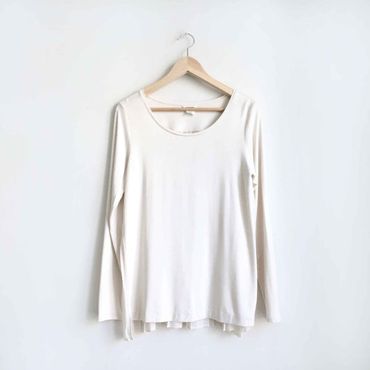 Club Monaco Kassandra accordion top - size Medium