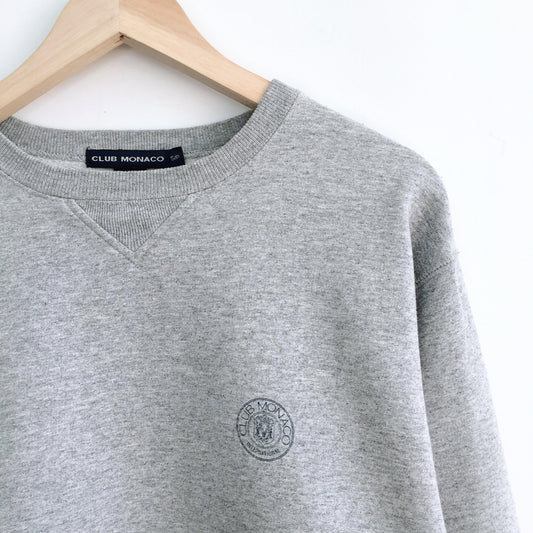 vintage club monaco crest sweatshirt - size small