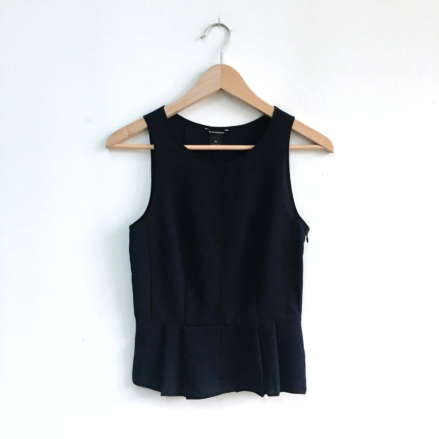 Club Monaco Danielle Peplum Blouse - size 0