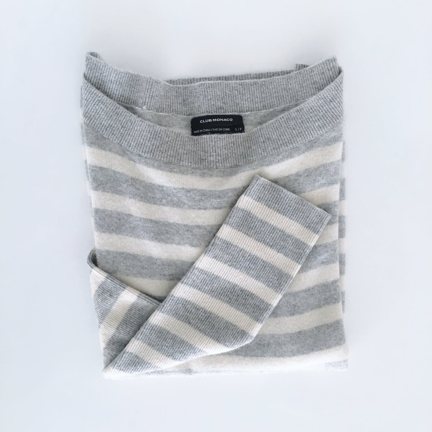 Club Monaco Boatneck Cashmere Sweater - size Small