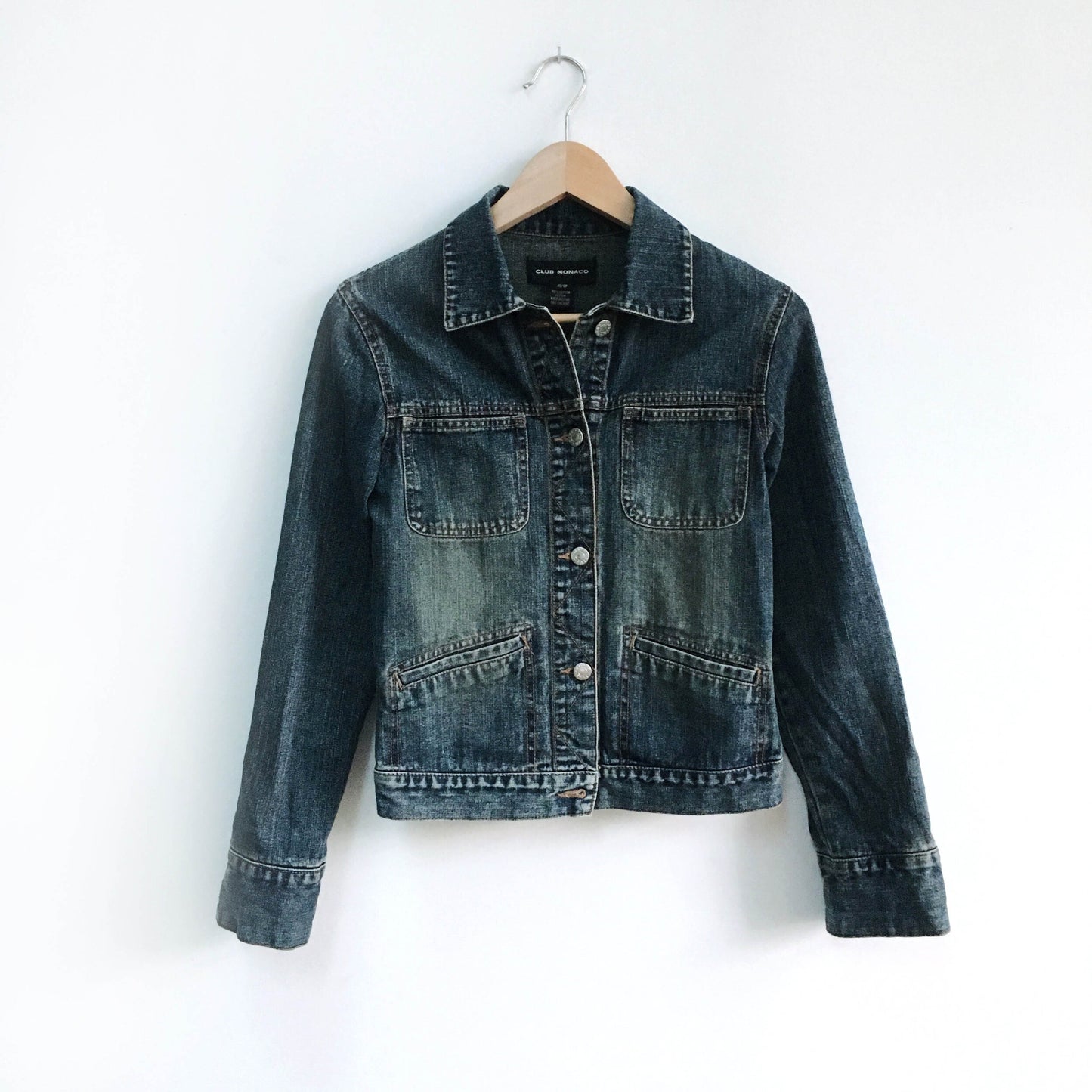 Vintage Club Monaco Denim Jacket - size xs