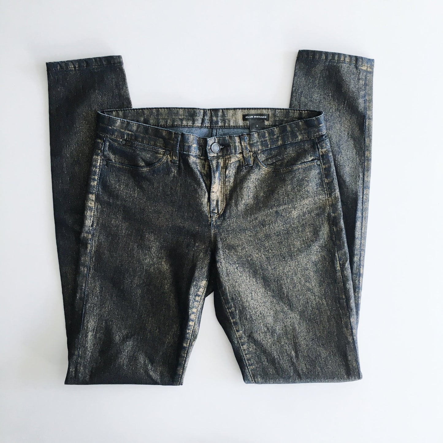 Club Monaco Gold Denim - size 4