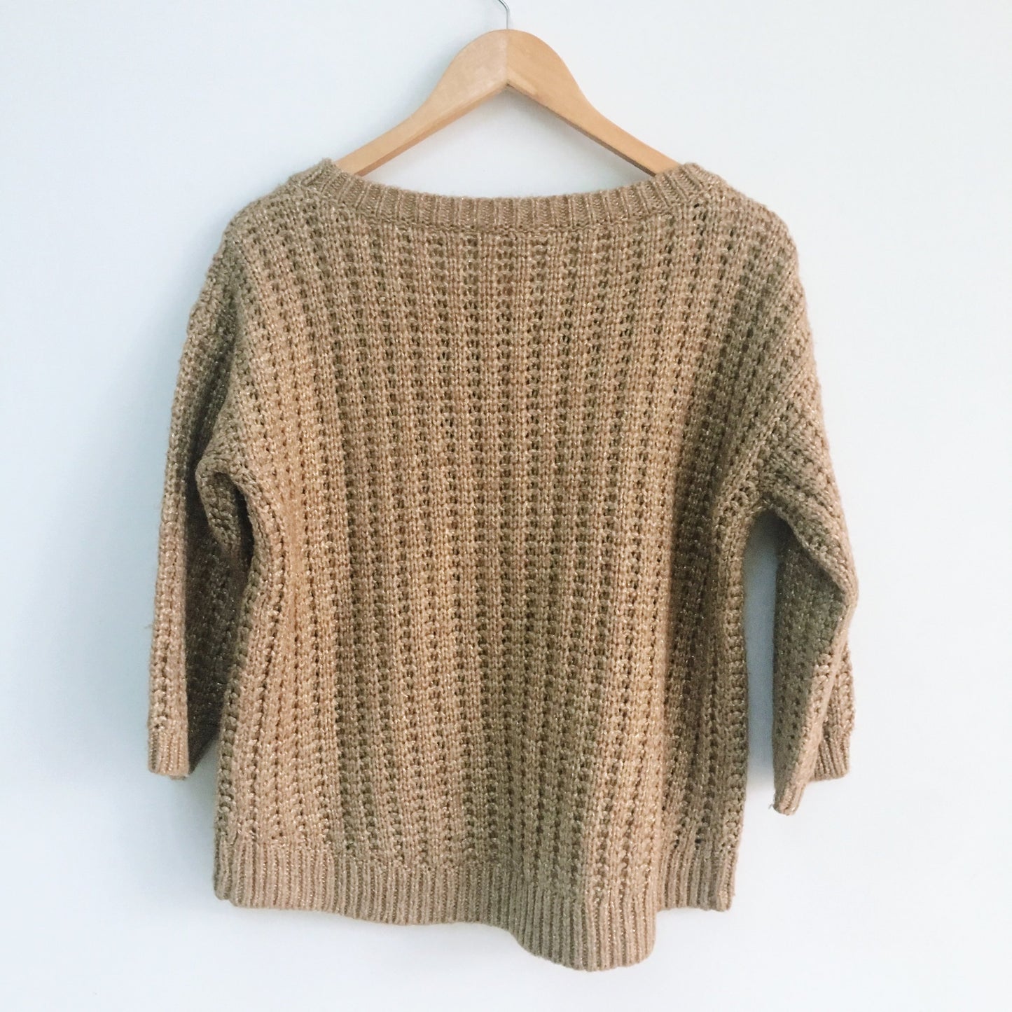 Club Monaco Gold Tan Knit Sweater - Size xs