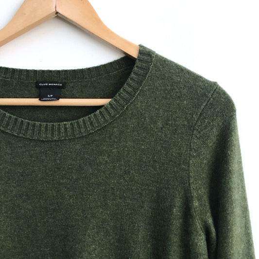 Club Monaco Cashmere-blend side zip Sweater - size Small