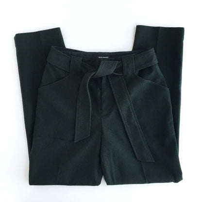 Club Monaco high waist belted Trouser - size 4