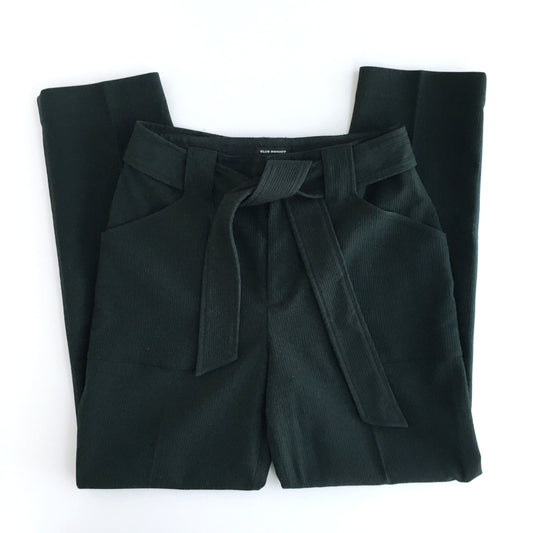 Club Monaco high waist belted Trouser - size 4