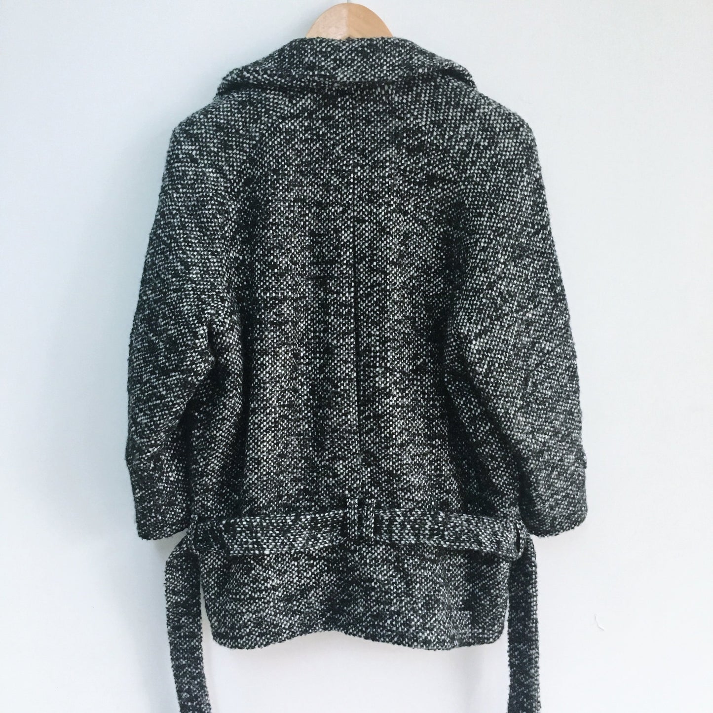 Club Monaco Wool Jacket with Tie Belt - Size Medium