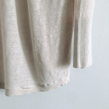 Club Monaco linen open drawstring cardigan - size Medium