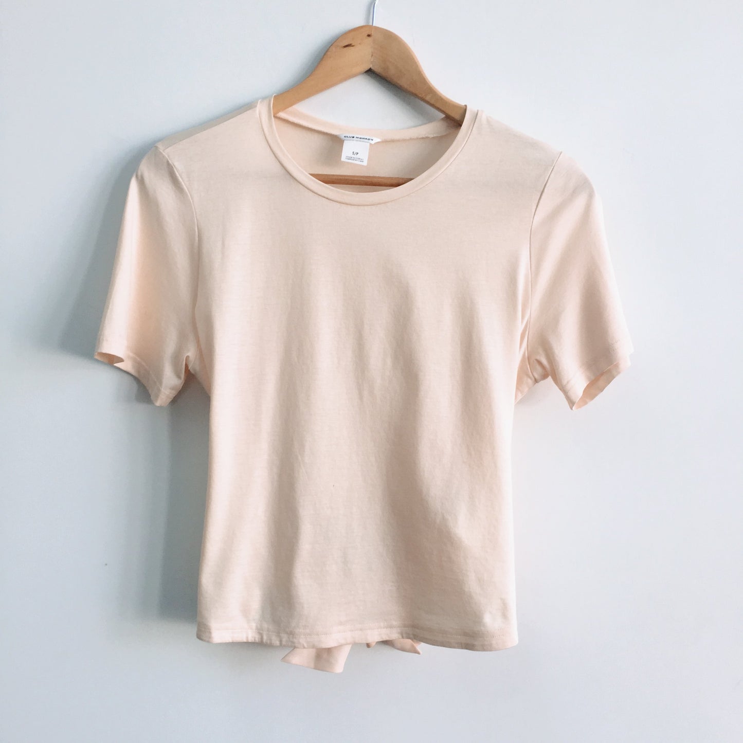 Club Monaco T-shirt with Tie-back - size Small