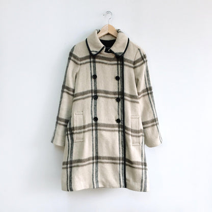 Club Monaco Wool-blend Plaid Jacket - size Small