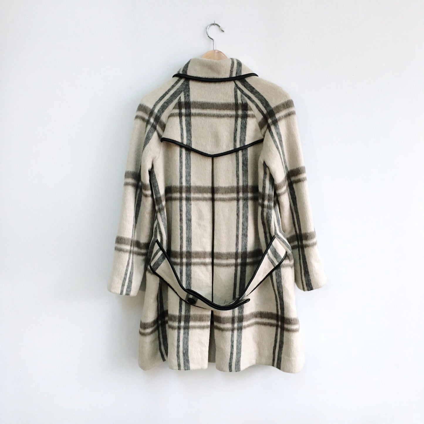 Club Monaco Wool-blend Plaid Jacket - size Small