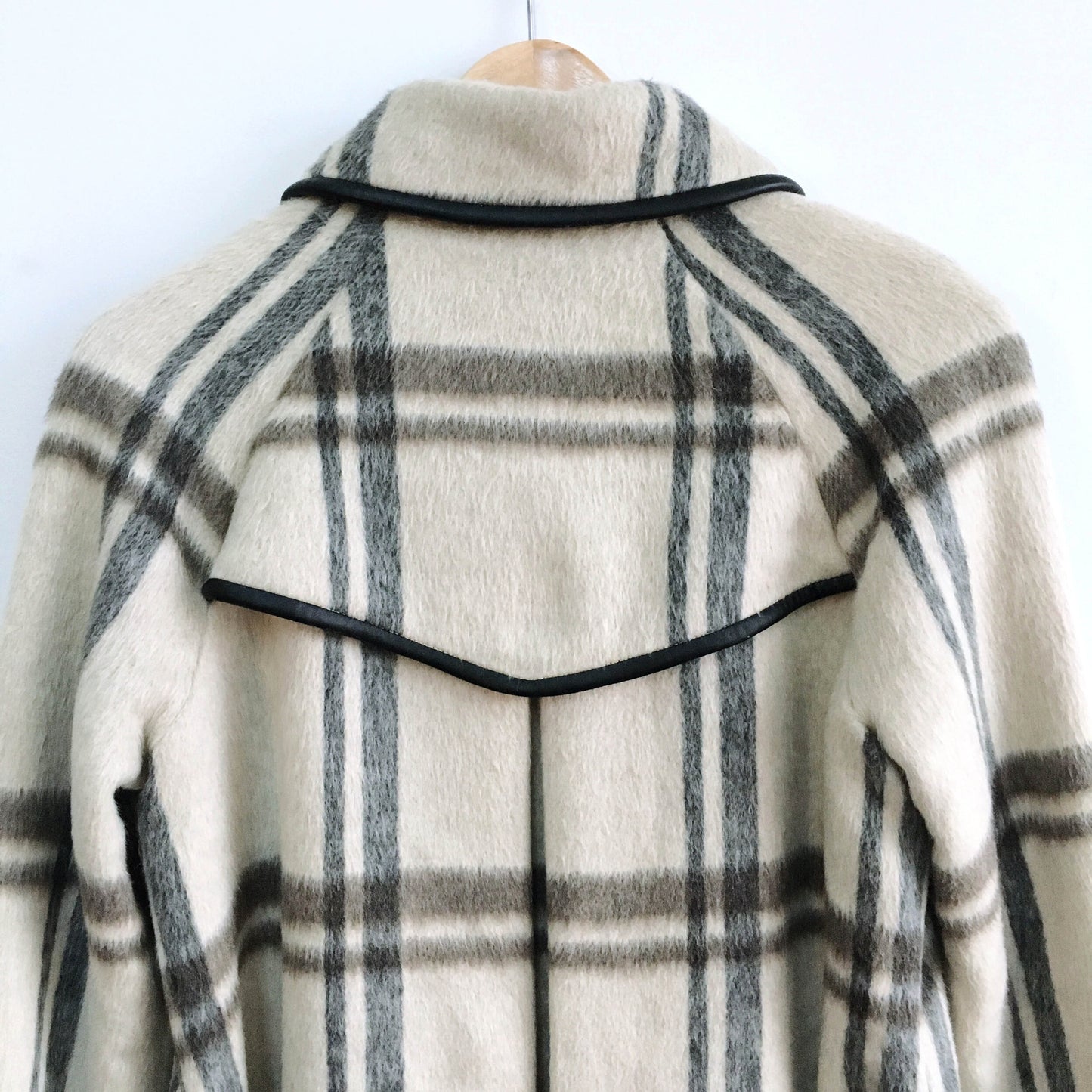 Club Monaco Wool-blend Plaid Jacket - size Small