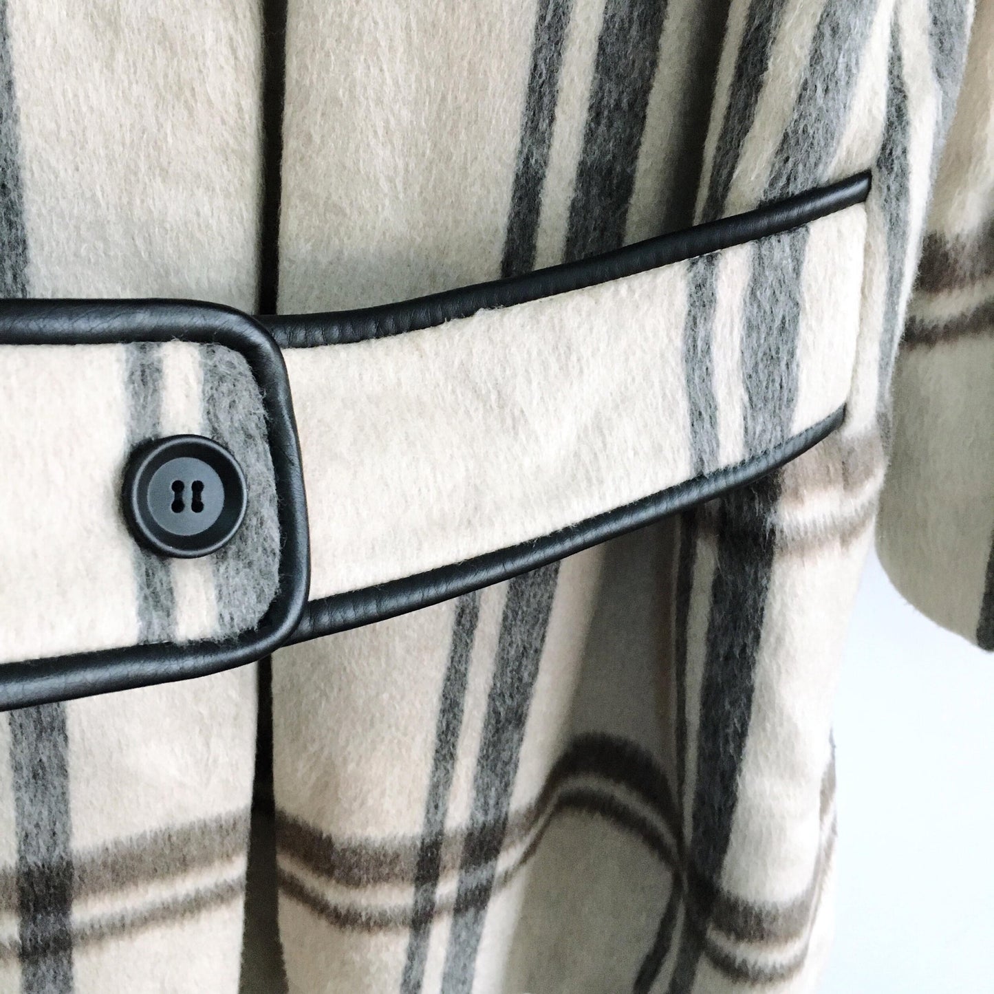 Club Monaco Wool-blend Plaid Jacket - size Small