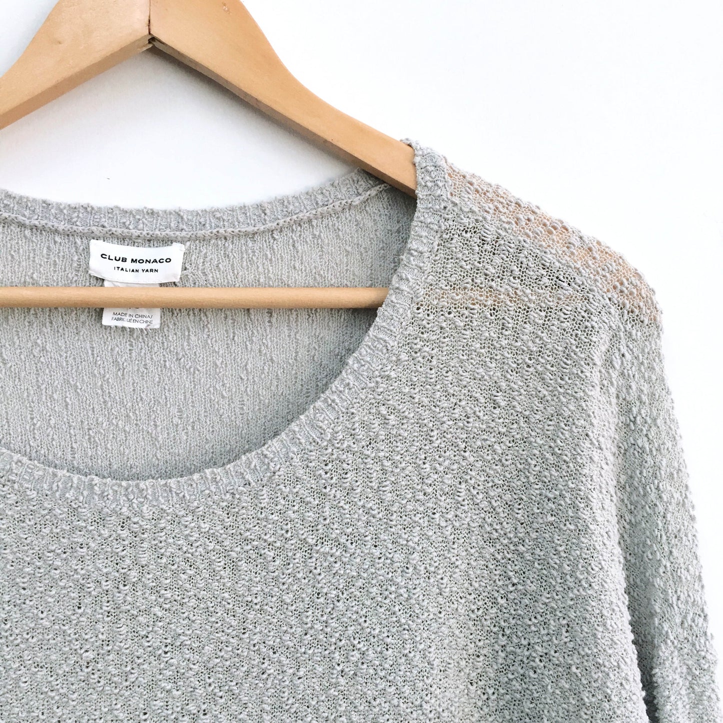Club Monaco pom pom knit - size Large