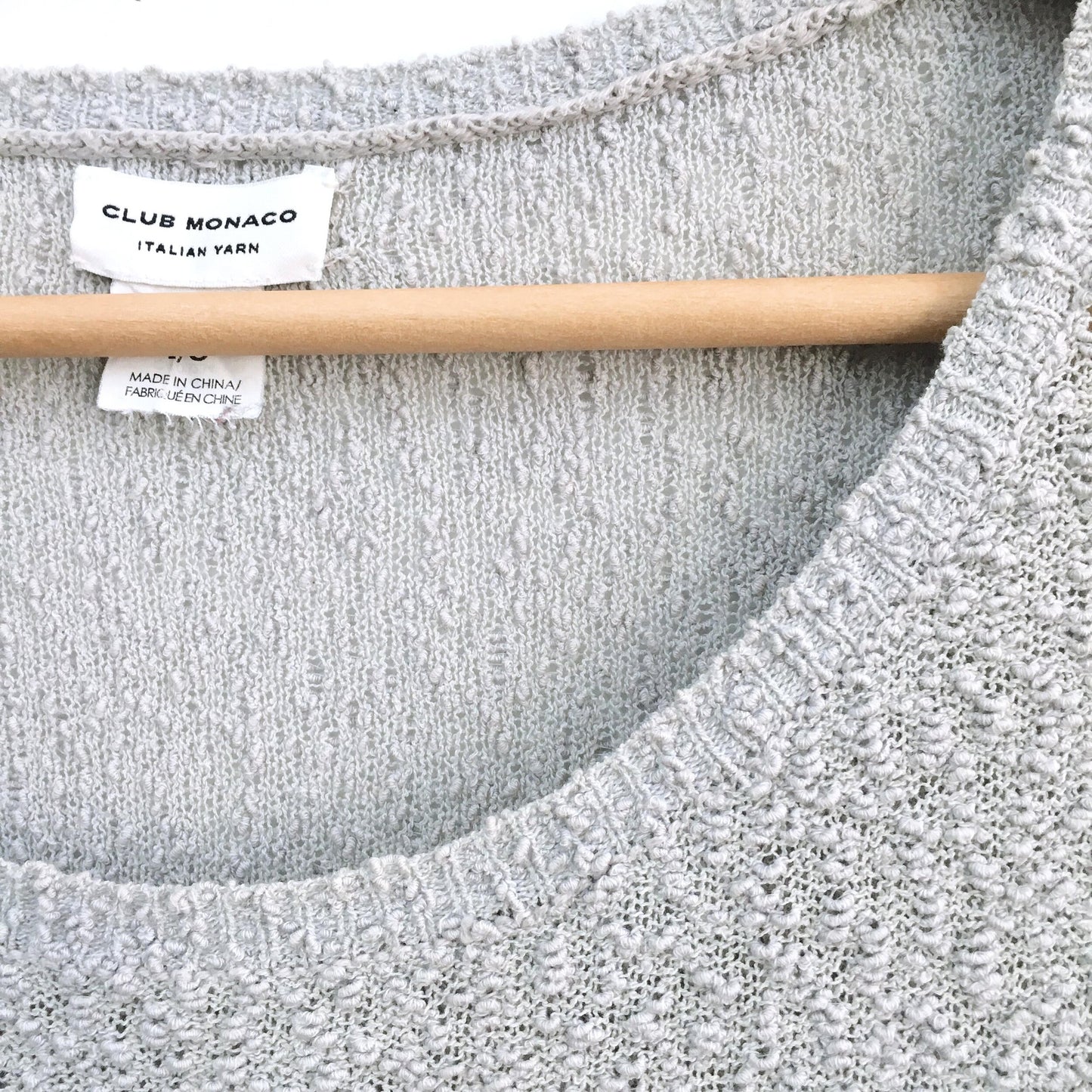 Club Monaco pom pom knit - size Large