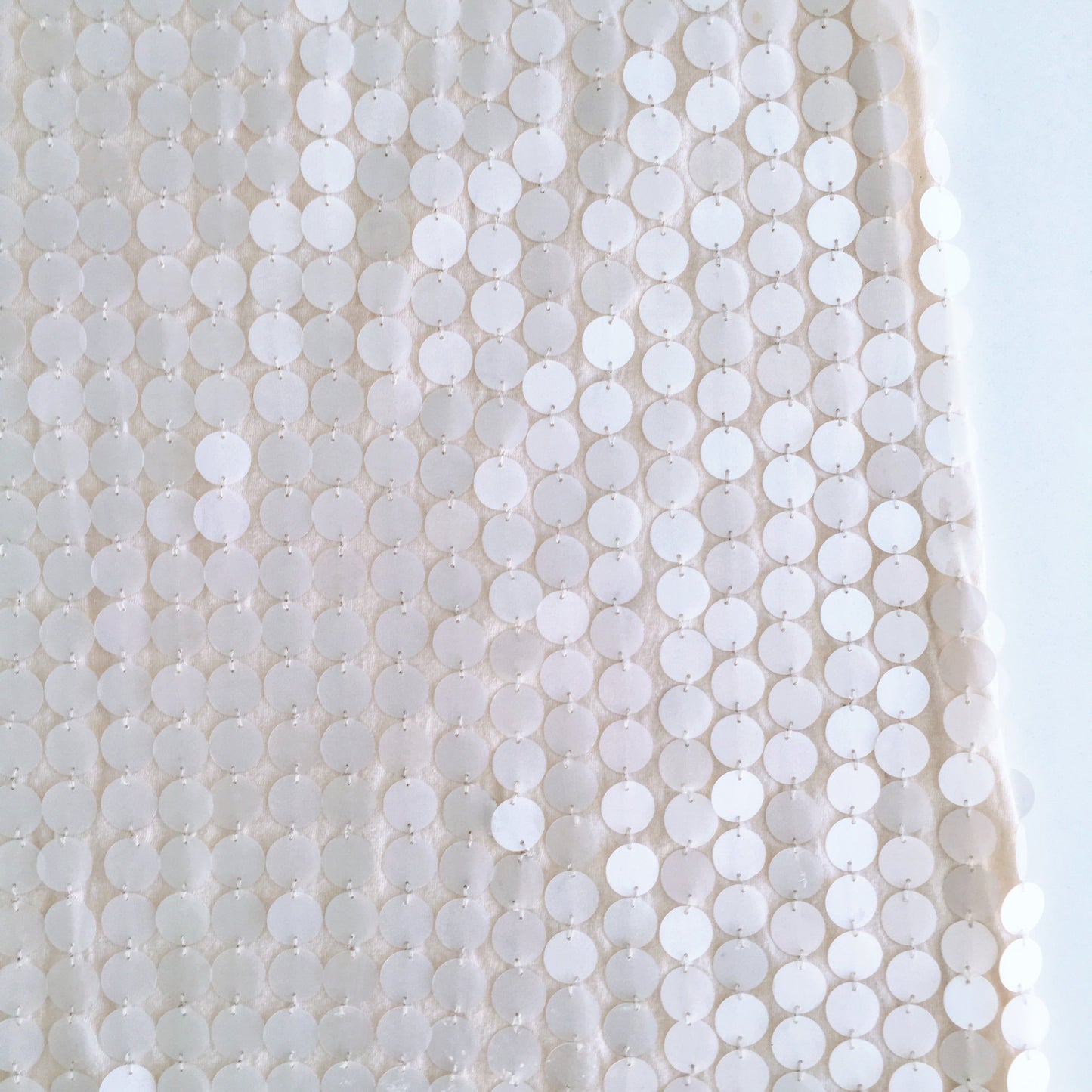 Club Monaco Cream Sequin Tank - size Medium