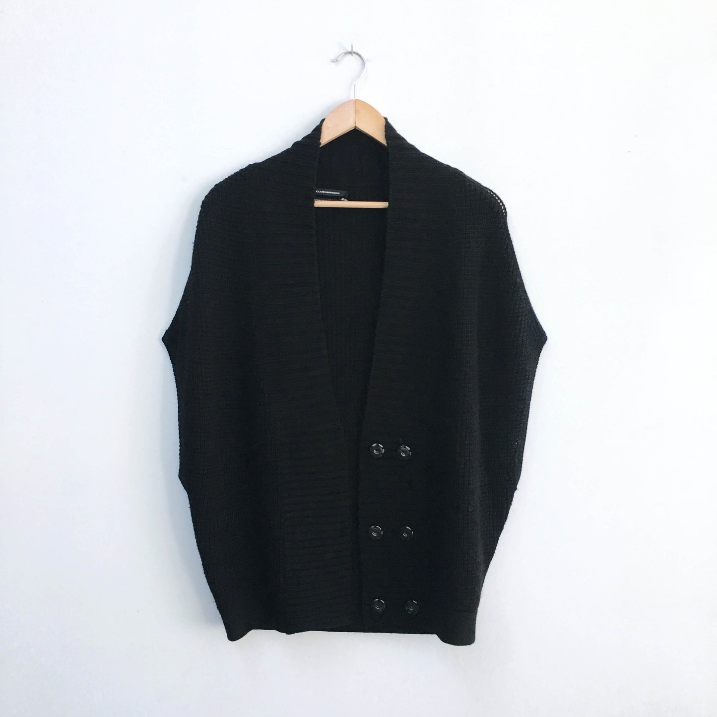 club monaco wool shawl cardigan - size xs