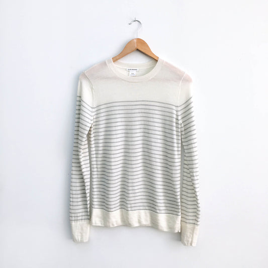 Club Monaco Merino Wool striped Sweater - size Medium