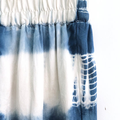 club monaco silk tie-dye pull on mini skirt - size 4